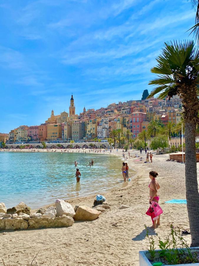 Les Sablettes Apartman Menton Kültér fotó