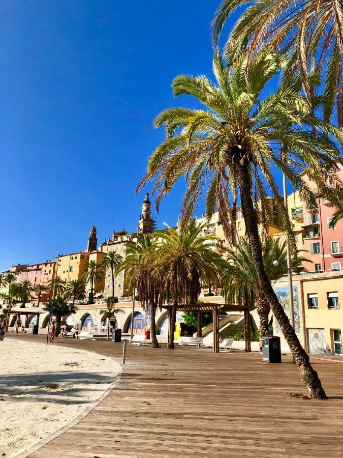 Les Sablettes Apartman Menton Kültér fotó