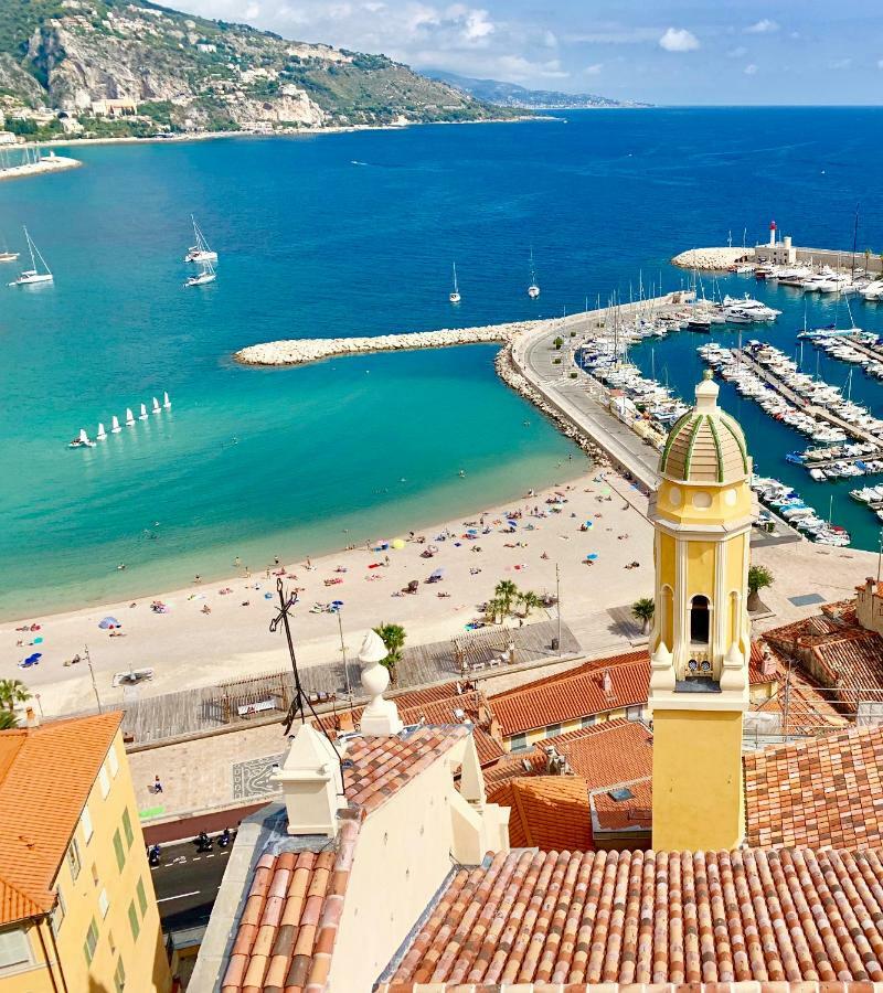Les Sablettes Apartman Menton Kültér fotó